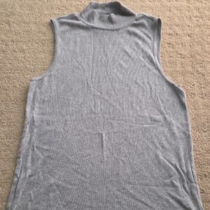 Sleeveless Gray Women's Top
